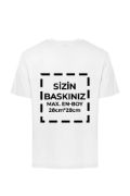 Tişört Tasarla 20/1 Kumaş - Beyaz resmi