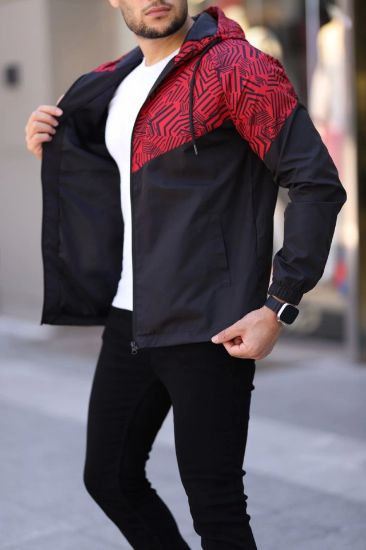 Unisex Kapüşonlu İçi Astarlı Yağmurluk - Siyah resmi