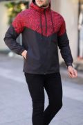Unisex Kapüşonlu İçi Astarlı Yağmurluk - Siyah resmi