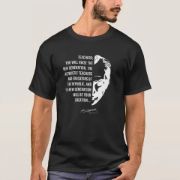 24 Kasım Öğretmenler Günü Baskılı T-shirt - Siyah resmi