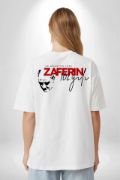 30 Ağustos Unisex Baskılı T-shirt - Beyaz resmi