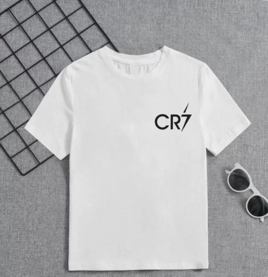 Erkek Çocuk Baskılı T-Shirt - Beyaz resmi