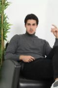 Unisex Tam Boğazlı Balıkçı Yaka Dokuma Triko - Füme resmi