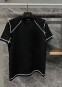 Unisex Karoyaka Dikişli Oversize T-Shirt - Siyah resmi