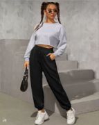 Unisex Basic Eşofman Altı - Siyah resmi