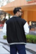 Erkek Oversize Kolej Ceket - Siyah resmi