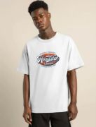 Unisex Baskılı Oversize T-Shirt - Beyaz resmi