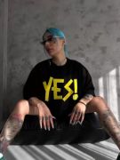 Unisex Nakış İşlemeli T-Shirt - Siyah resmi