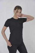 File Cepli Slim Fit T-shirt - Siyah resmi