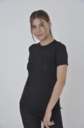 File Cepli Slim Fit T-shirt - Siyah resmi